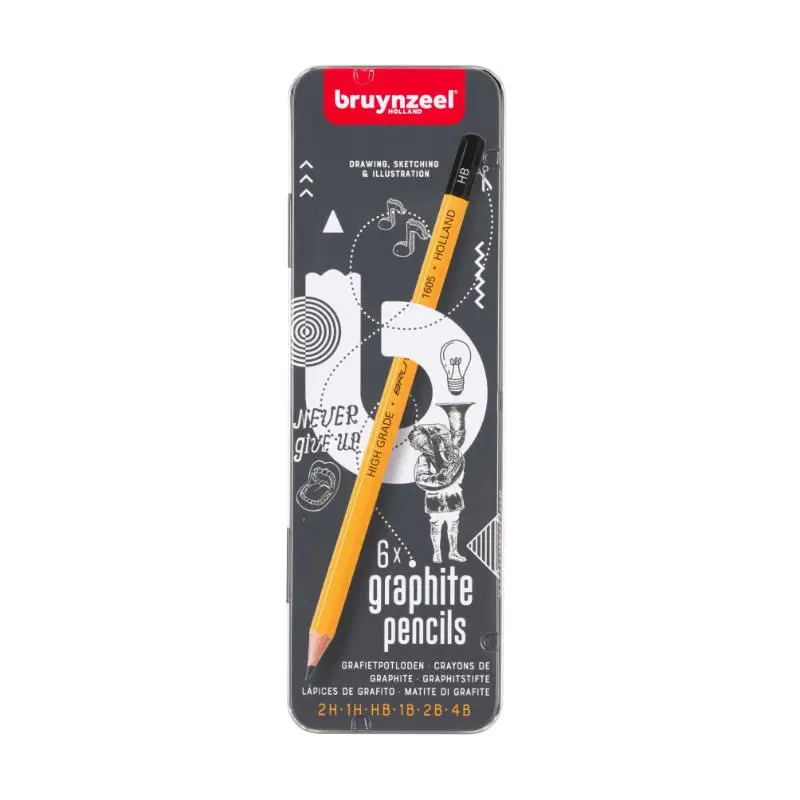 Bruynzeel Teens 6 grafietpotloden