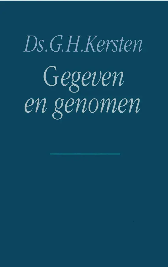 Gegeven en genomen