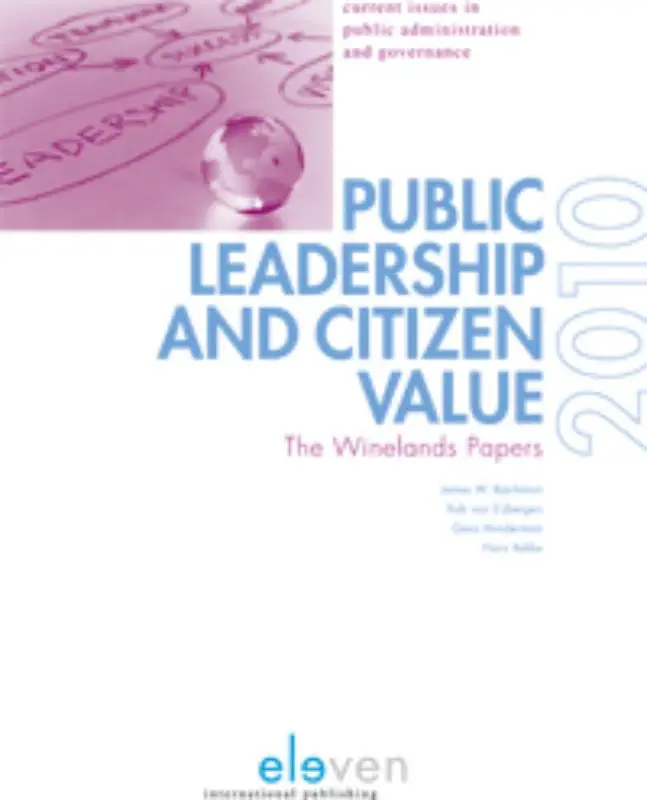Public leadership and citizen value / 2010