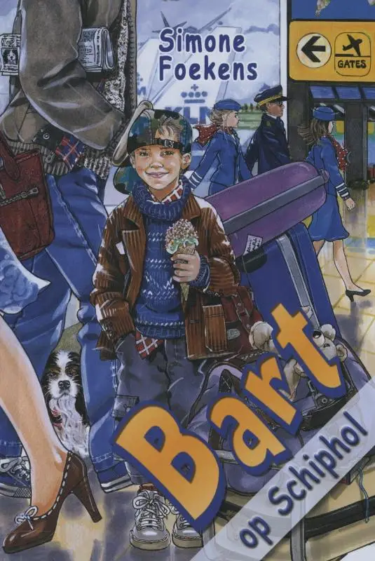 Bart op schiphol