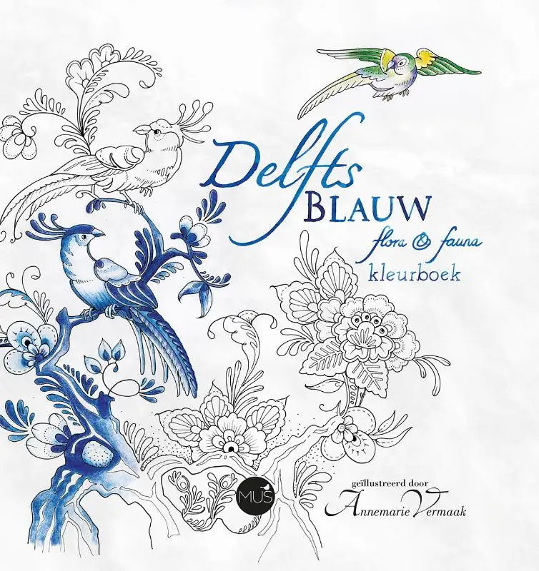 Delfts Blauw flora&fauna kleurboek