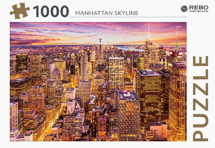 Rebo legpuzzel 1000 stukjes - Manhattan skyline