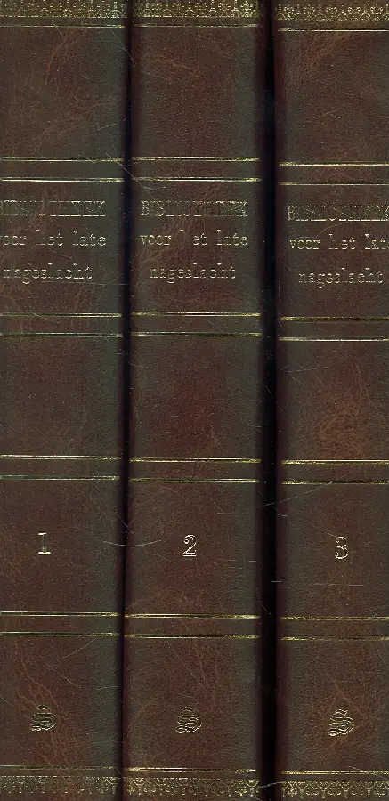 Bibliotheek voor het late nageslacht set