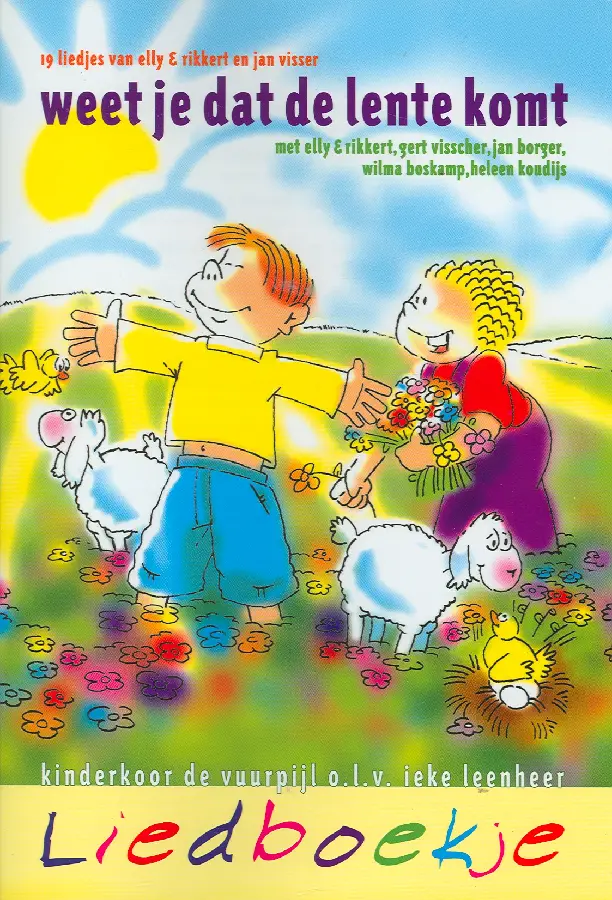 Liedboekje lente-cd