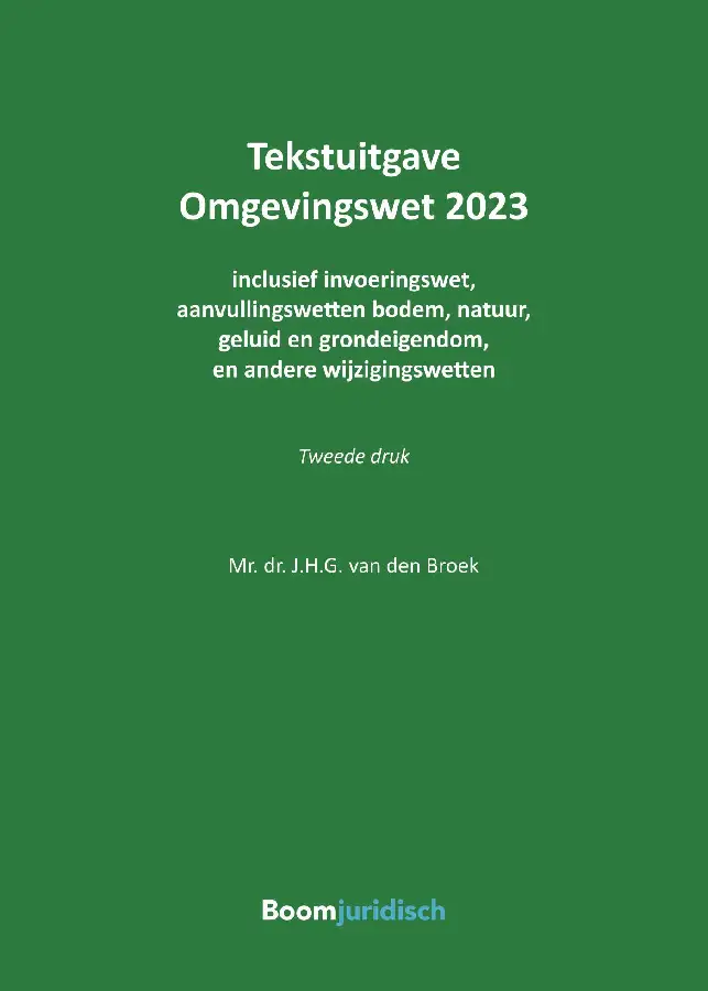 Tekstuitgave omgevingswet 2023