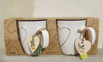 Mokken set (2) hart Eco Geloof Hoop Lief