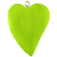 Bedel houten hart lime 2x