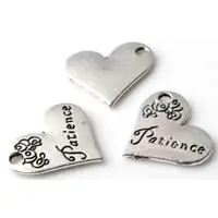 Bedel patience zilverkleur 2x