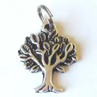 Bedel boom zilverkleurig 2x