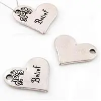 Bedel belief zilverkleur 2x