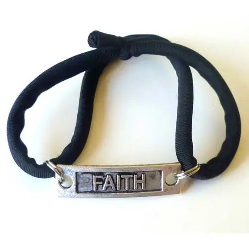 Modi-armband faith zwart