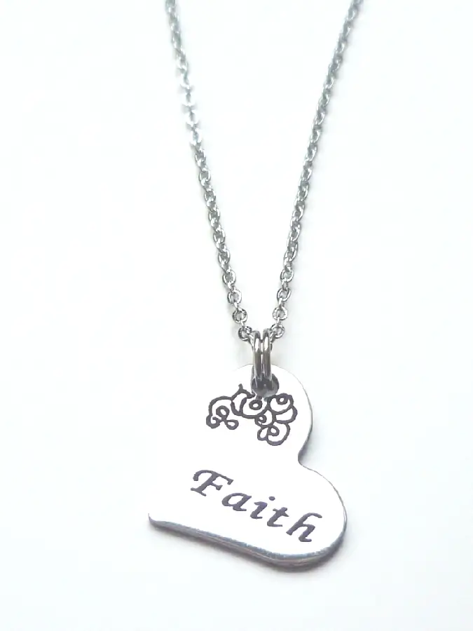 Rvs ketting vrucht faith