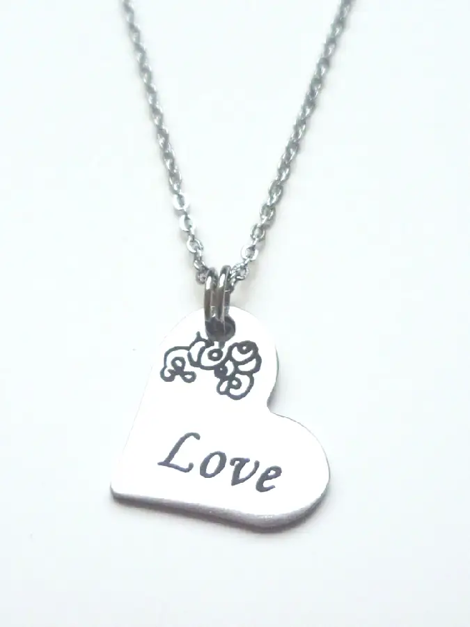 Rvs ketting vrucht love