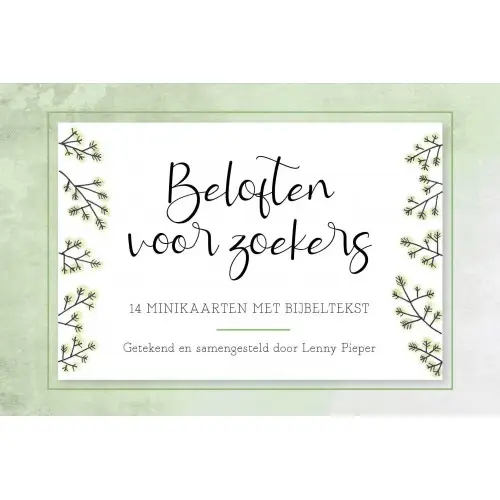 Beloften voor zoekers 14 minikaartjes