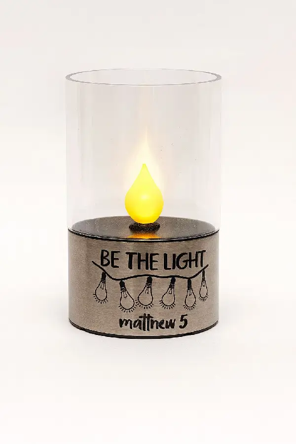 Solarlamp geel Be the light