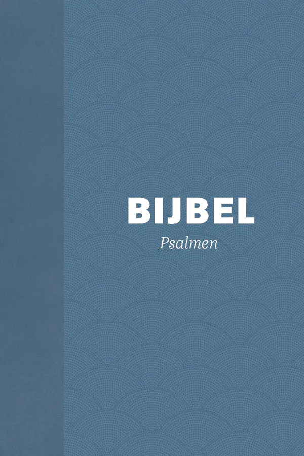 Bijbel (HSV) met Psalmen - hardcover blauw met schelpen