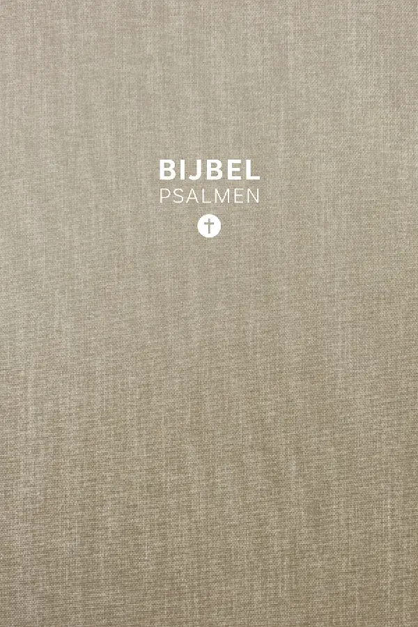 HSV Bijbel met Psalmen 10x15 linnen taupe