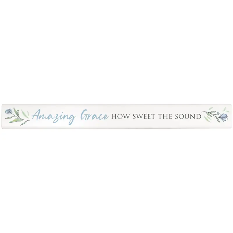 Skinny message bar Amazing Grace