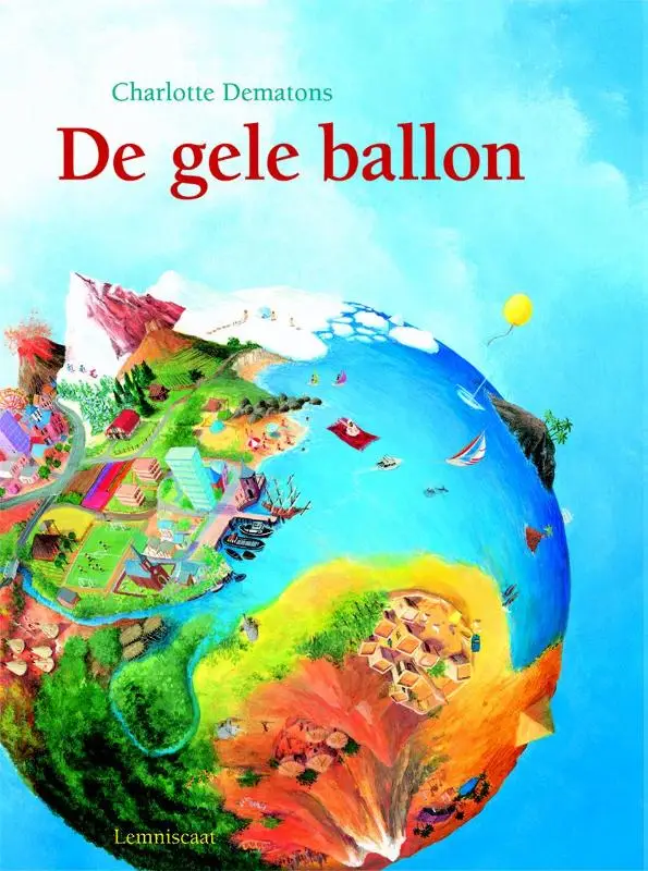 Gele ballon maxi