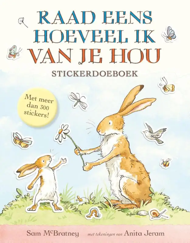 Stickerdoeboek Raad eens hoeveel ik van je hou