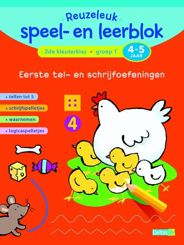 Reuzeleuk speel- en leerblok / Eerste te