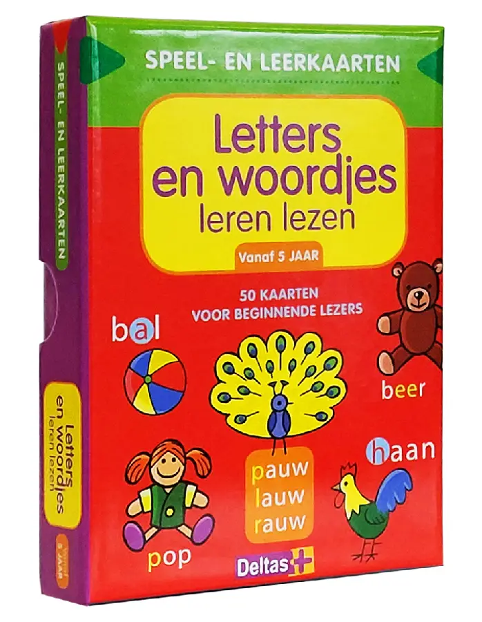 Speel- en leerkaarten - Letters en woord